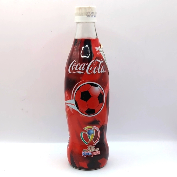 Vintage Coca Cola 2002 FIFA World Cup Korea / Japan Glass Bottle (Still Sealed) - Picture 11 of 11